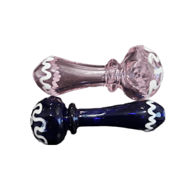 4" Color Glass Hand Pipe