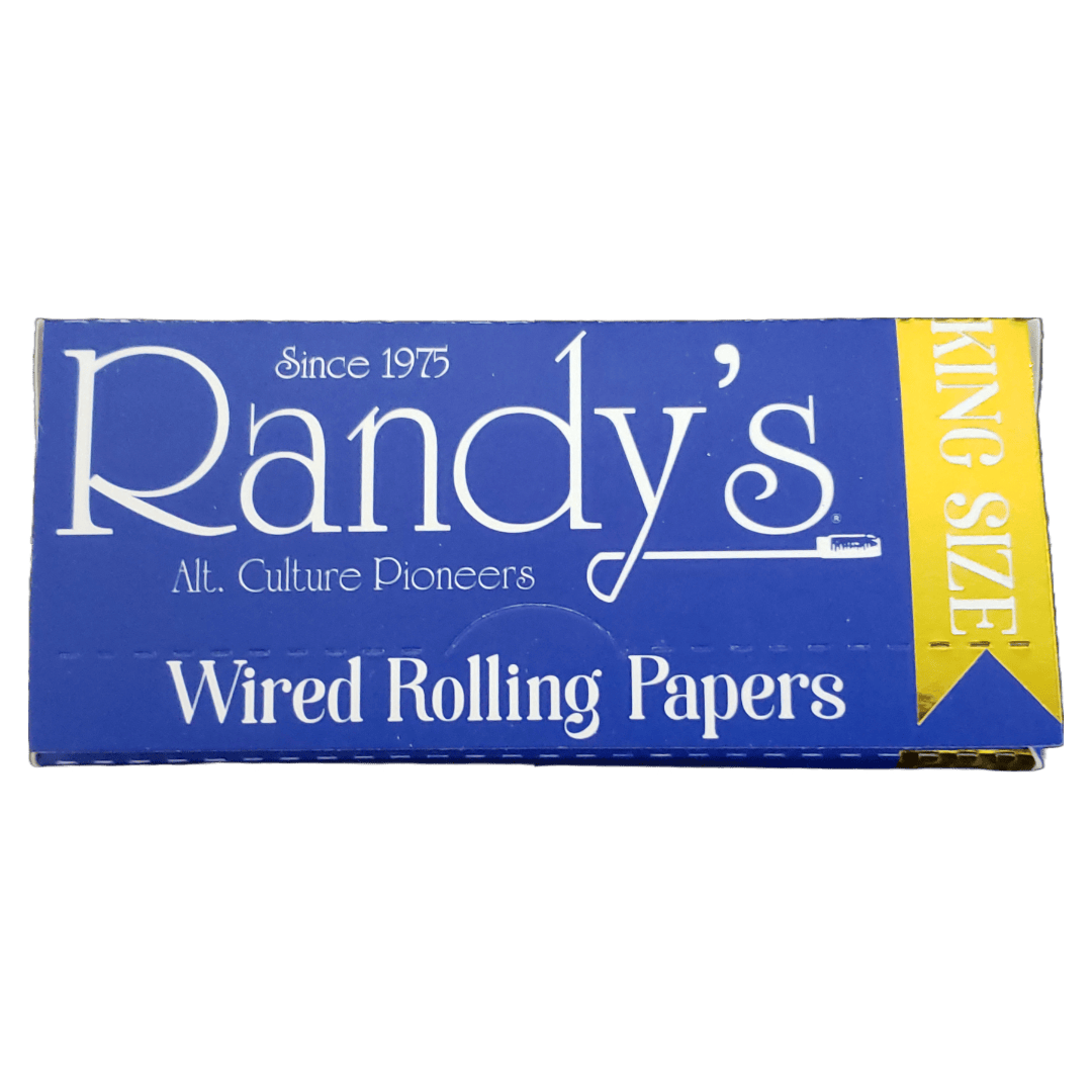 Randy's King Size 77mm Rolling Paper 24 Papers per Pack