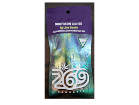 269 Canna - Northern Lights Live Resin disposable vape cart 1g