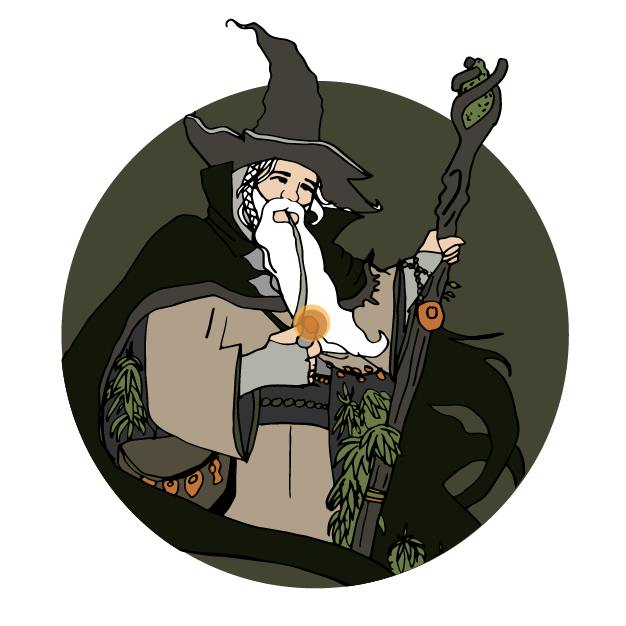 Ragged Wizard Preroll Packs - Michigan Sour Magic Wand 5pk (5g)