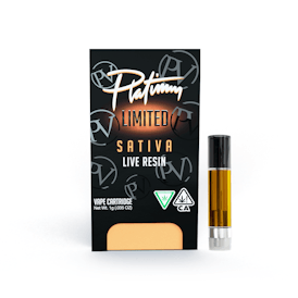 Platinum Live Resin Vape Cart - Super Sour Diesel (1g)