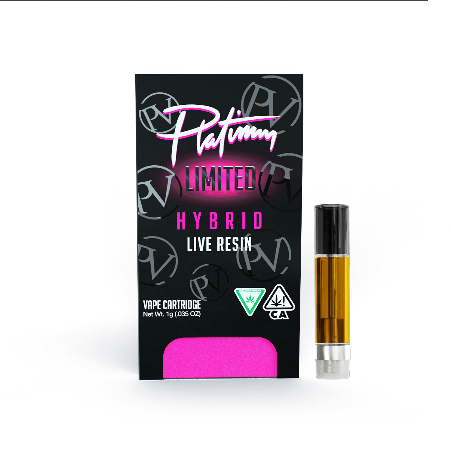 Platinum Live Resin Vape Cart - Kush Cake (H) (1g)