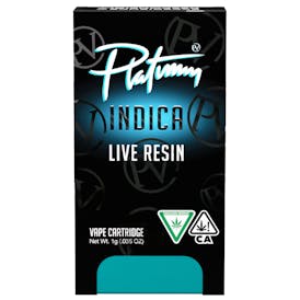 Platinum Live Resin Vape Cart - King Louis (1g)