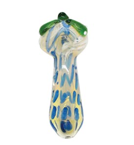 5" glass pipe - Insect Marbled