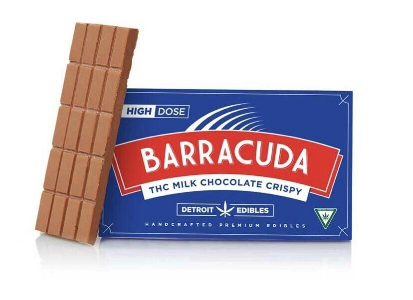 Detroit Edibles - Barracuda Bars - Milk Chocolate Crispy 200mg