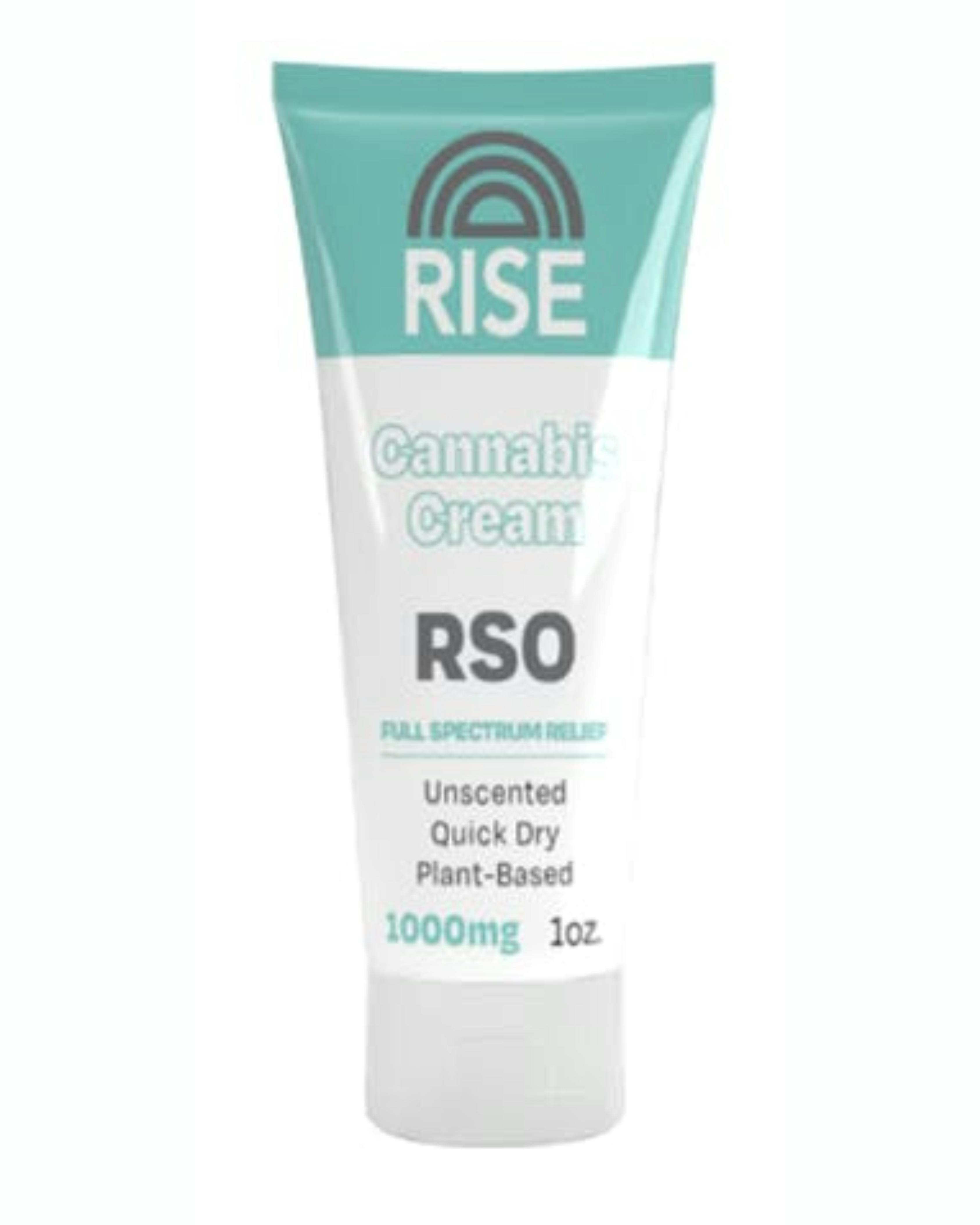 Rise Cannabis Cream - RSO Full Spectrum 1000mg 1oz.