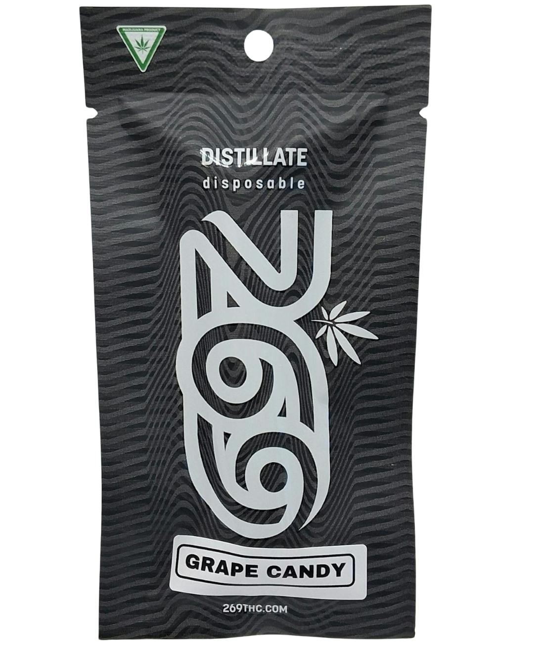 269 Canna 1g Distillate Disposable - Grape Candy (I/H)