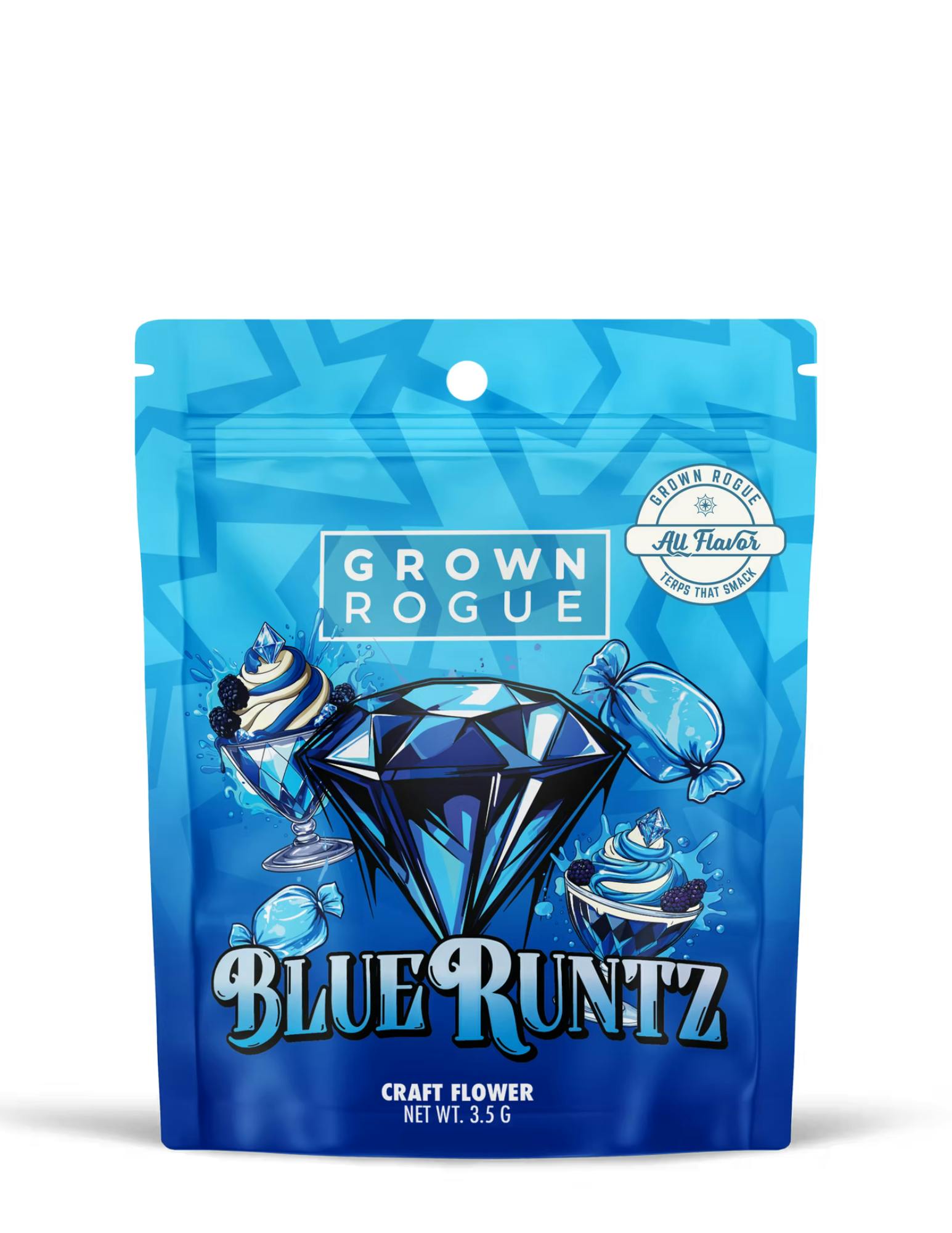 Grown Rogue Bulk Flower - Blue Runtz (I/H)