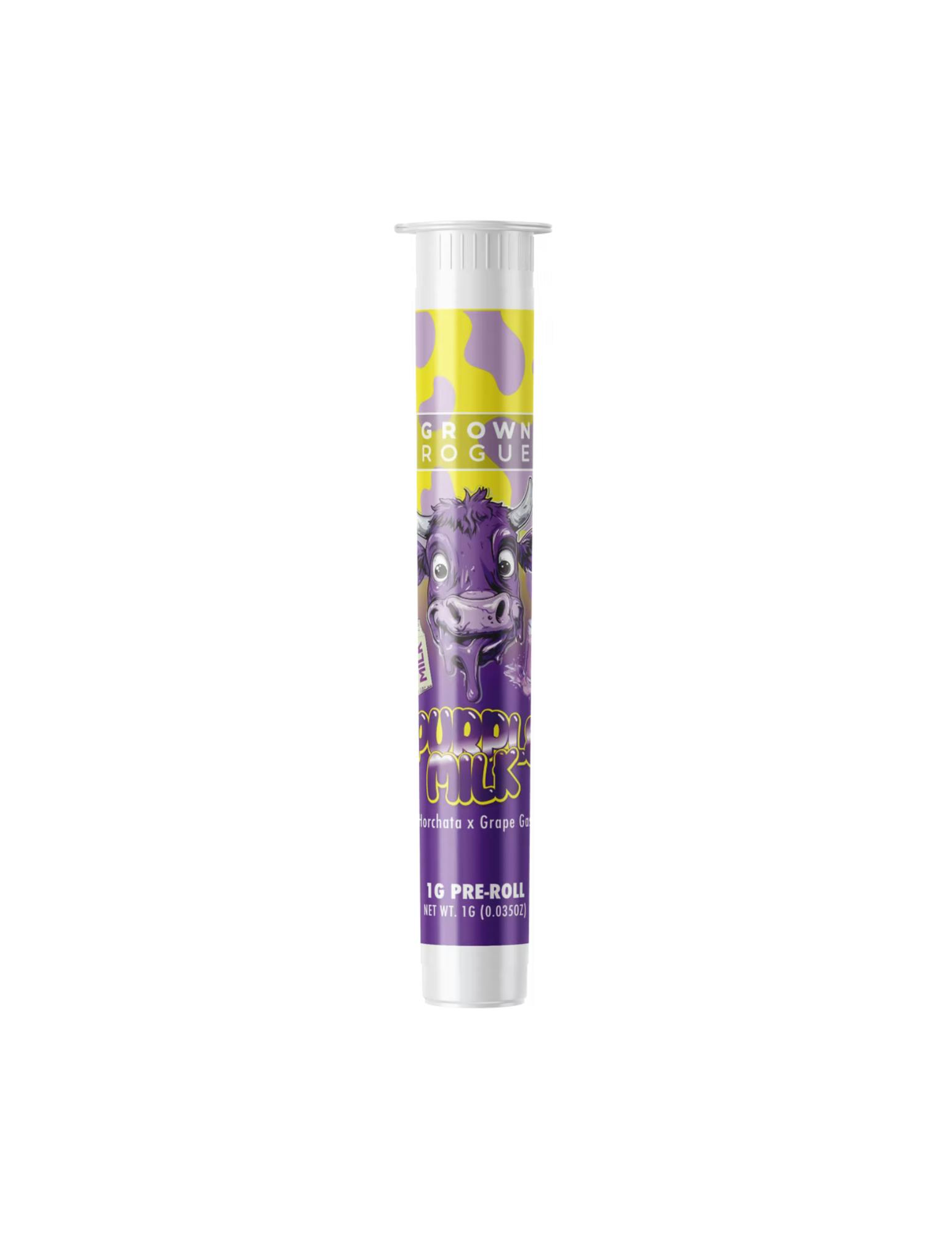 Grown Rogue Prerolls - Purple Milk (S/H) 1g