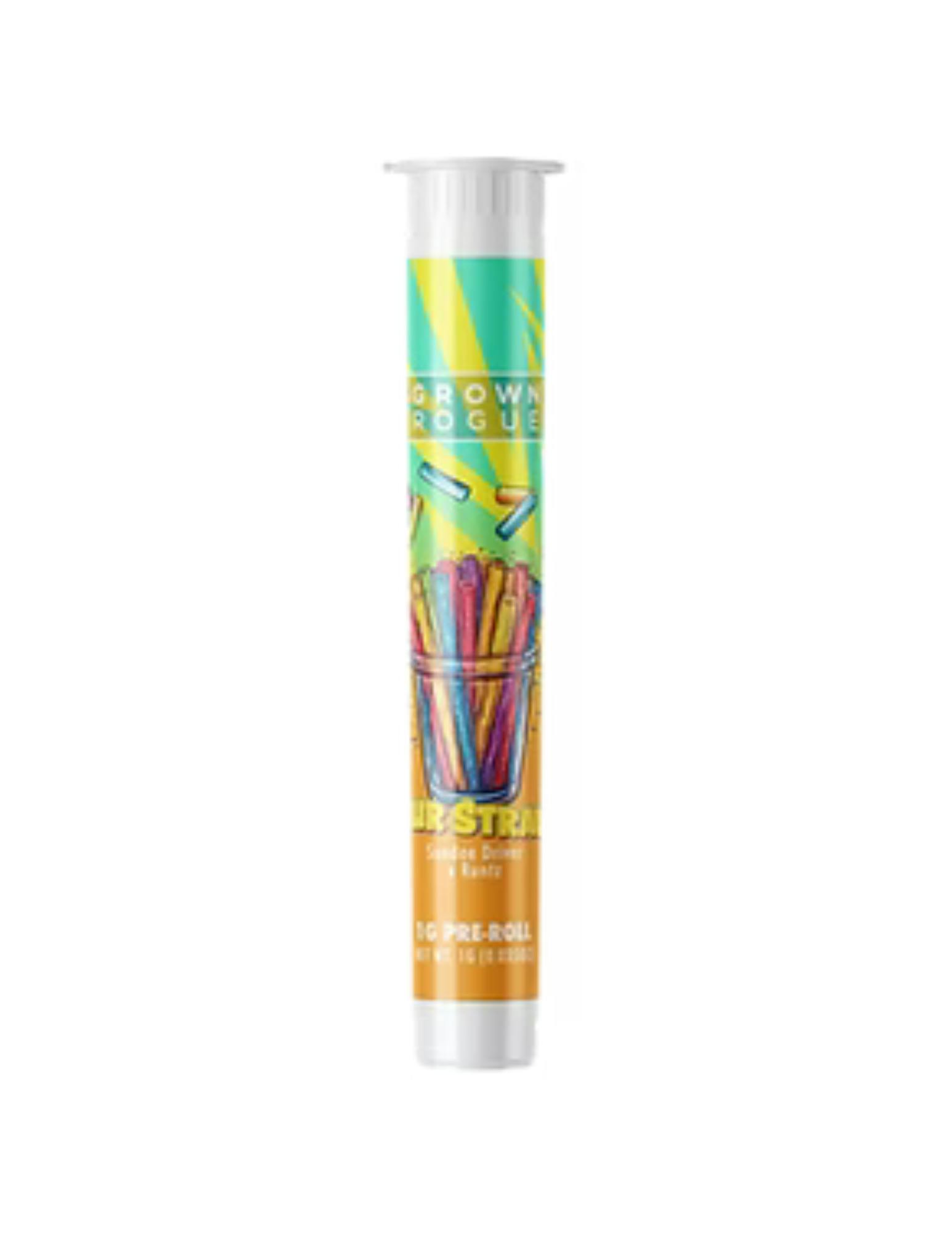 Grown Rogue Prerolls - Zour Strawz (S/H) 1g