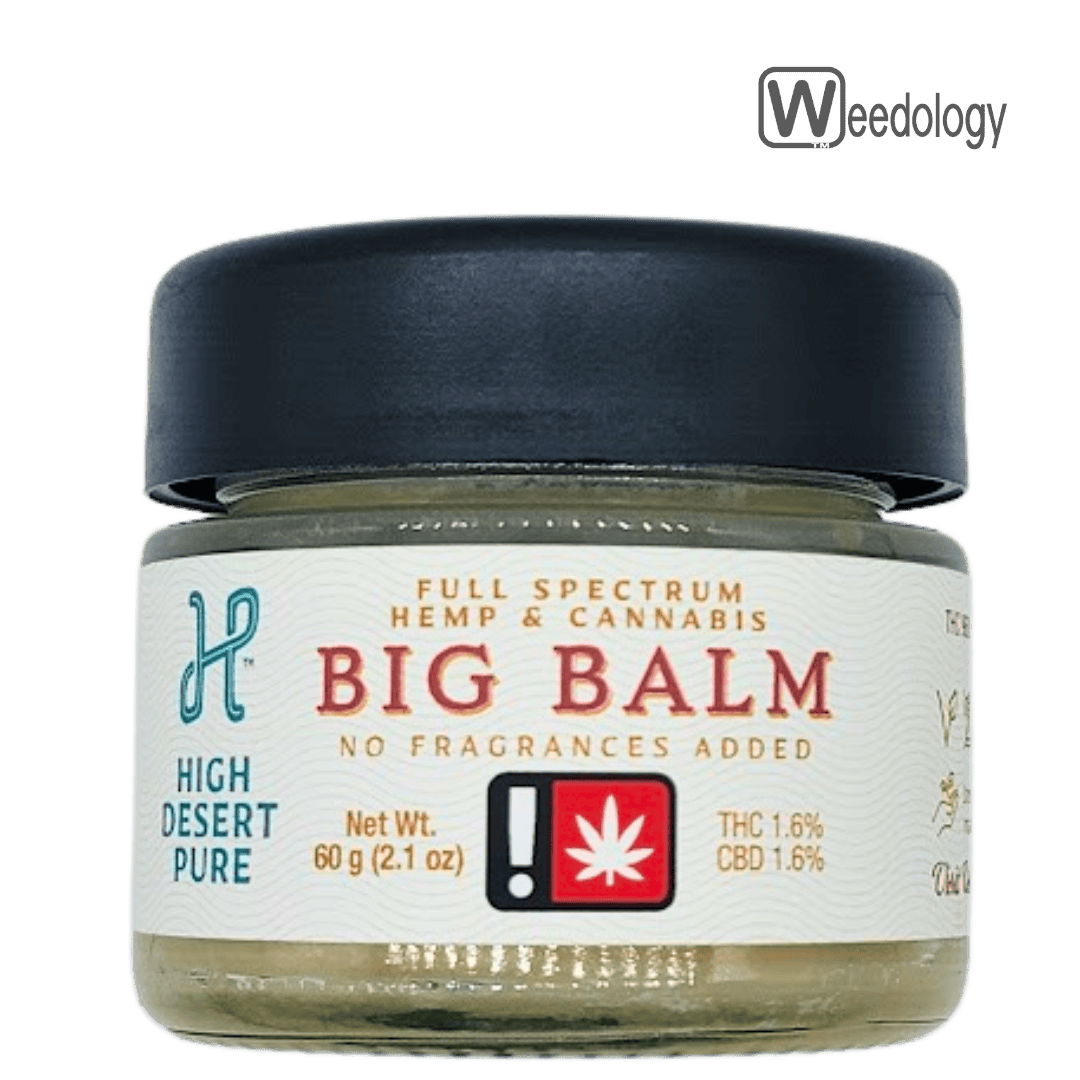 High Desert Pure 2.1oz BIG BALM 1:1:1 Balm
