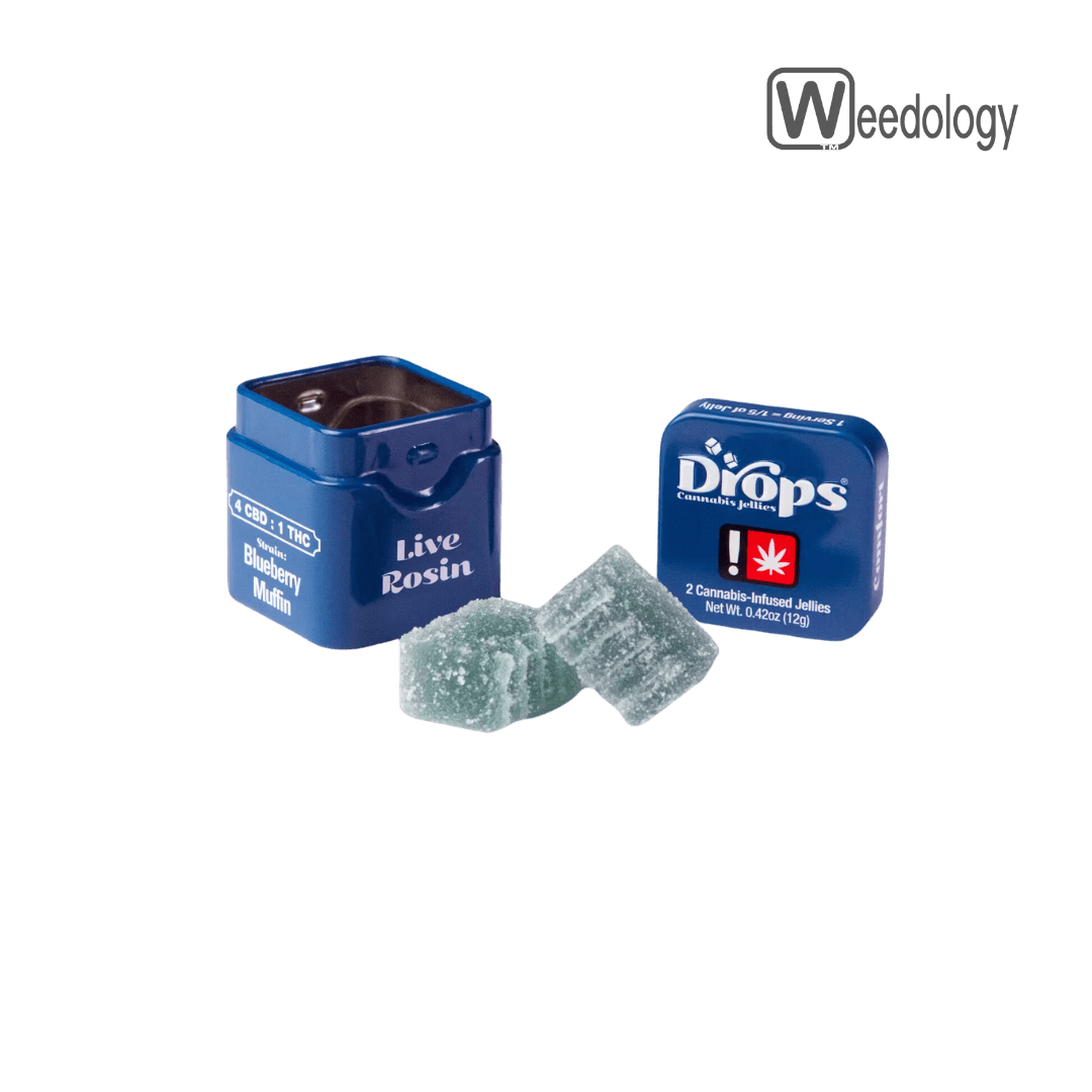 Drops CBD Single BLUEBERRY 4:1 100mg/pkg Jelly