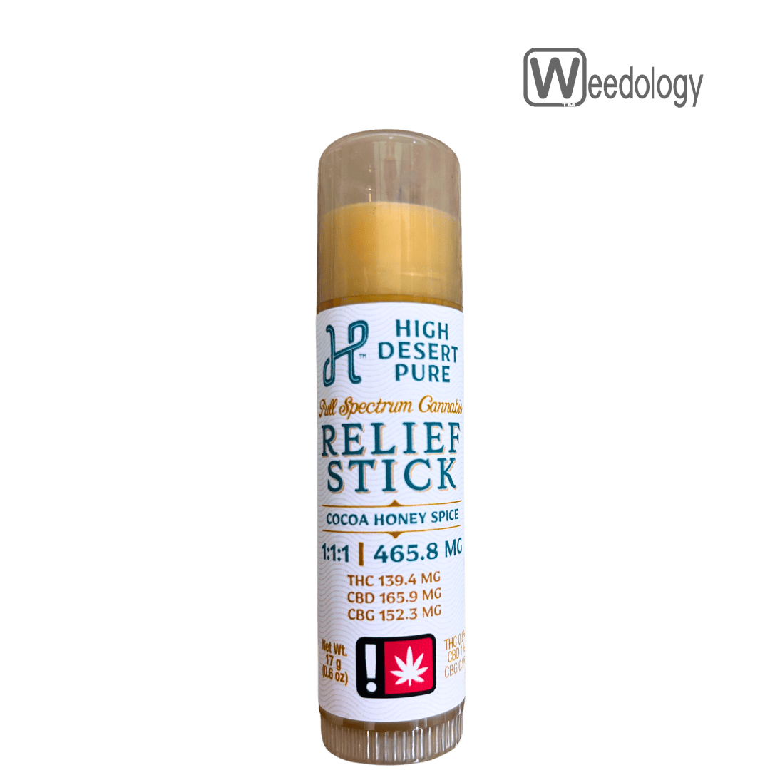 High Desert Pure 0.6oz COCOA HONEY SPICE 1:1:1 Relief Stick