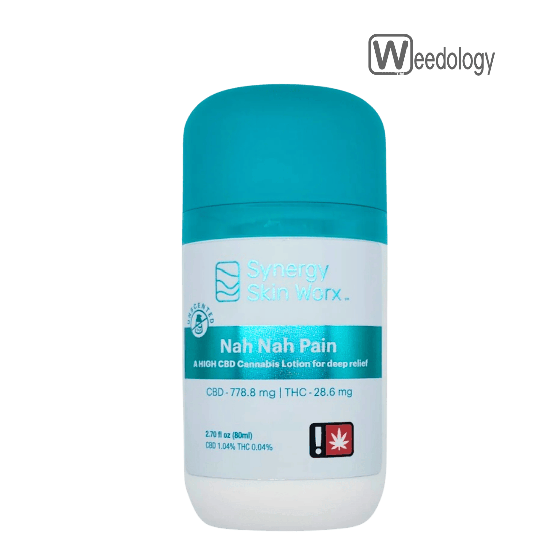 Synergy Skin Worx NAH NAH PAIN Unscented CBD Lotion