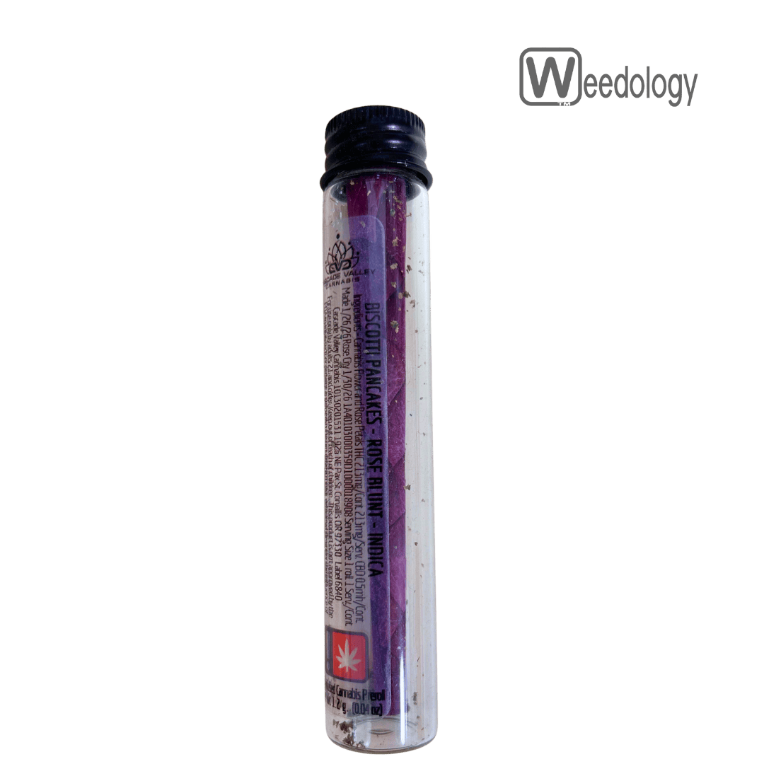 Cascade Valley Cannabis 1g BISCOTTI PANCAKES Rose Blunt