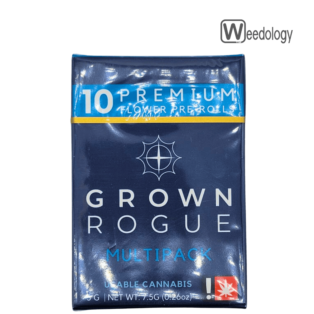 Grown Rogue 10pk MODIFIED GRAPES(H)/RAINBOW SHERBERT #11(H) 0.5g Pre-Rolls