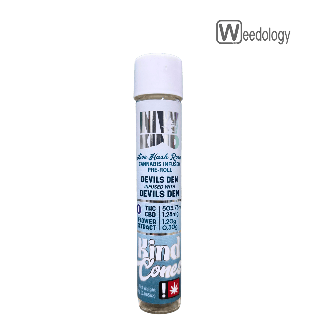 NW KIND 1.5g DEVILS DEN x DEVILS DEN Live Rosin Infused Pre-Roll