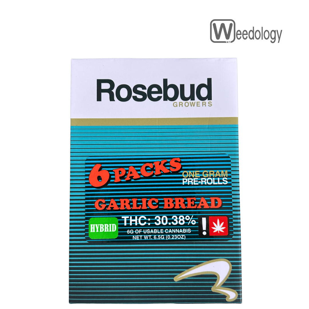 Rosebud Growers 6pk GARLIC BREAD 1g Pre-Rolls