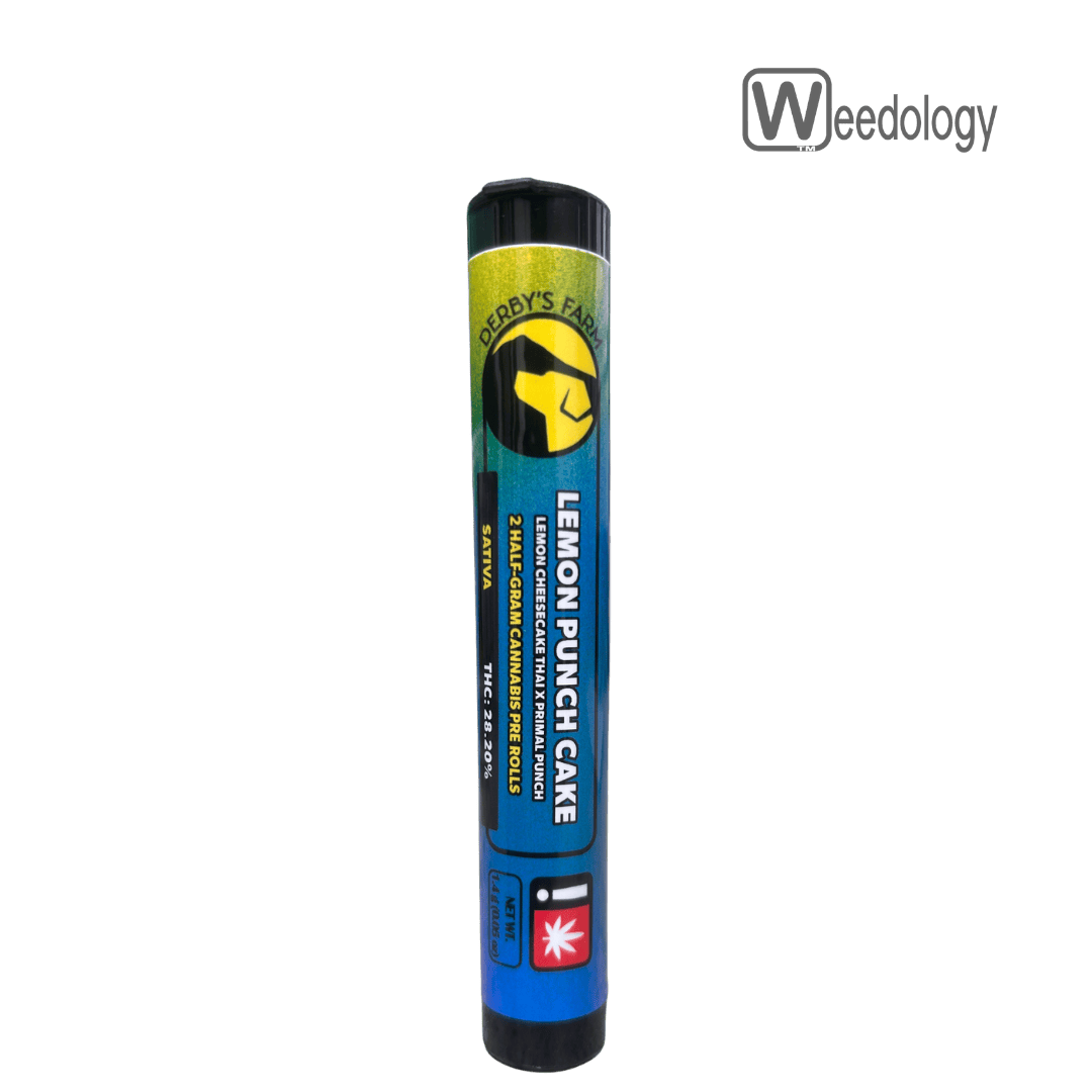 Derby's 2pk LEMON PUNCH CAKE 0.5g Pre-Rolls