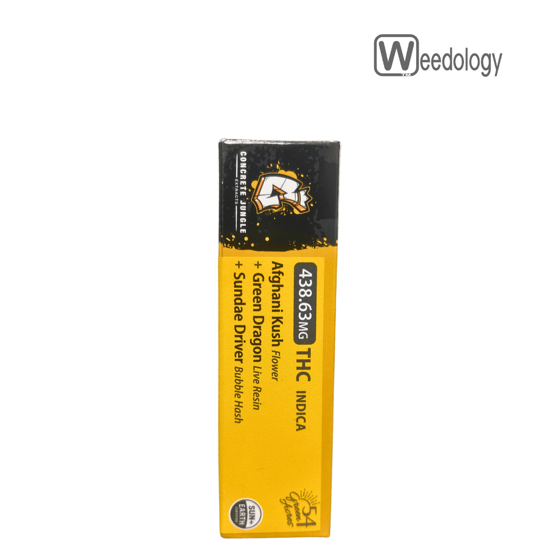 Concrete Jungle Single 1g AFGHANI KUSH x GREEN DRAGON x SUNDAE DRIVER Infused Pre-Roll