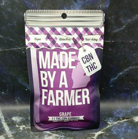 Grape 1:1 THC:CBN Gummies 200MG-MBF