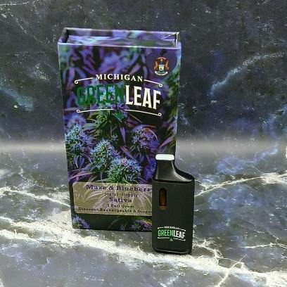 Michigan Greenleaf-Maze & Blueberry 1G Discreet Disposable