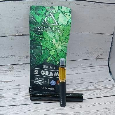 SC-Green Crack 2G Live Resin Disposable-Sativa