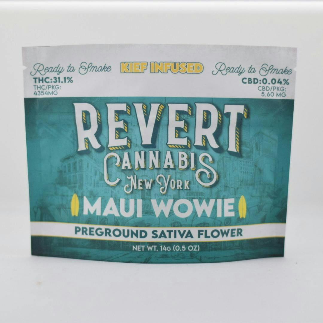 Revert ( MAUI WOWIE 14G PRE-GROUNDED KIEF INFUSED FLOWER ) SATIVA 31.3%