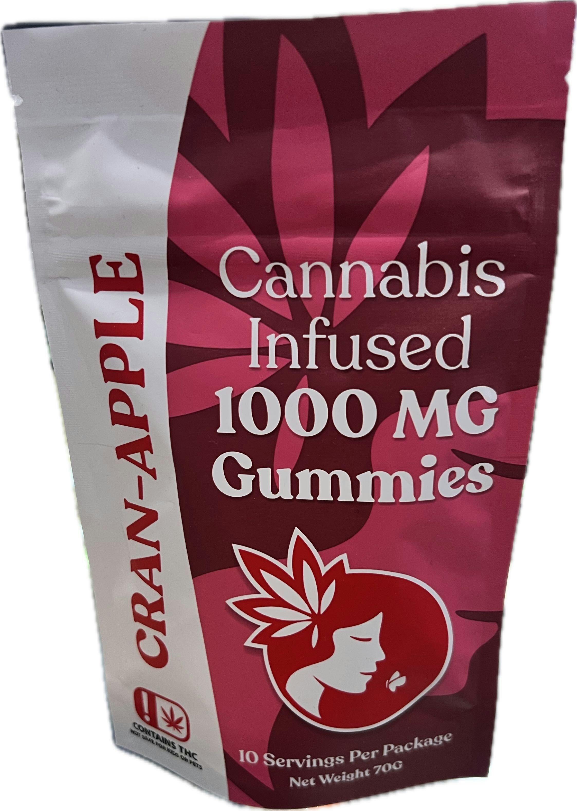 Nature's Kiss | Cranberry Apple Gummies | 1000mg