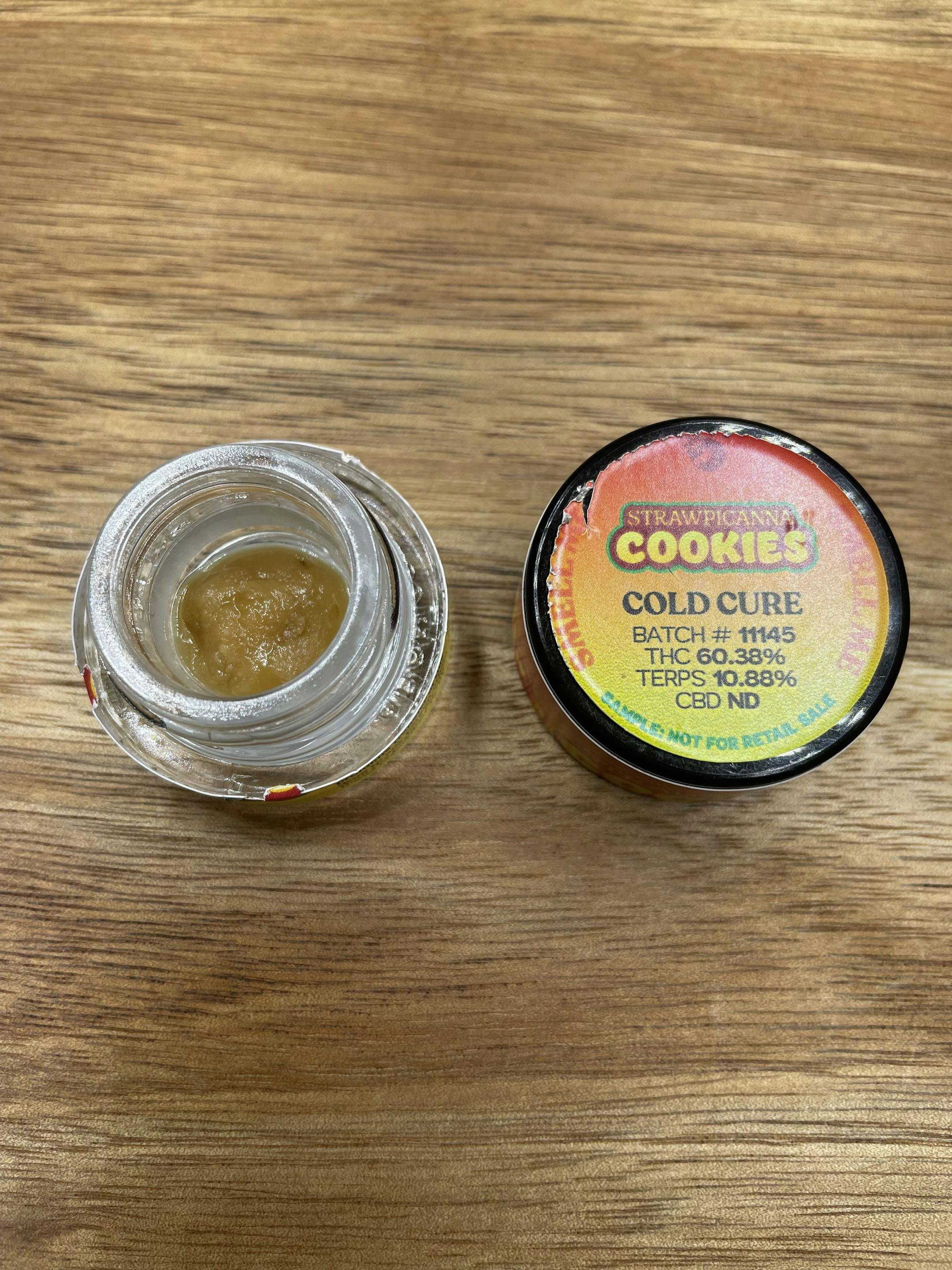 Nature's Kiss | Strawpicanna Cookies | Cold Cure Live Rosin | 1g