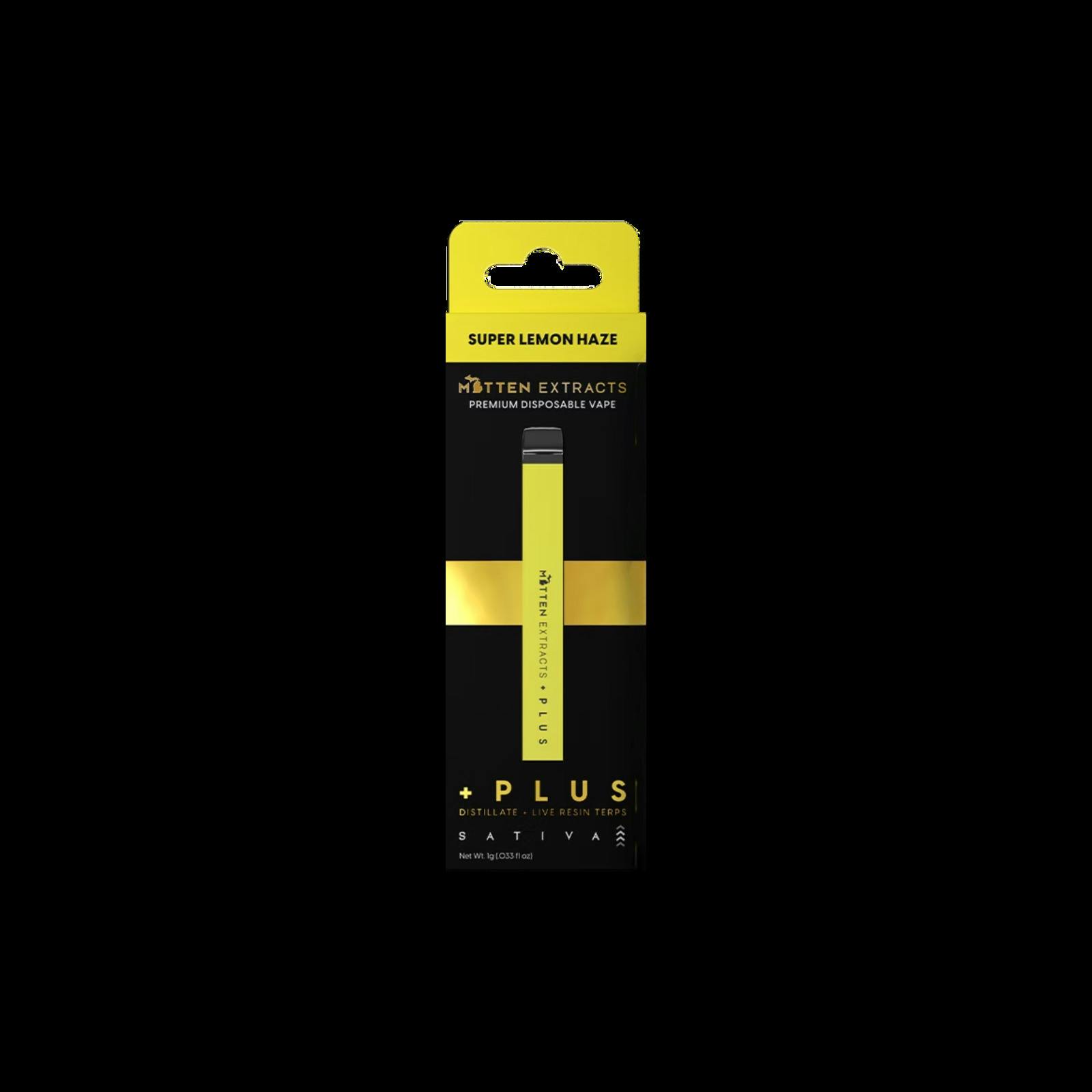 MITTEN EXTRACTS | SUPER LEMON HAZE | SATIVA | DISPOSABLE VAPE | 1G | REC