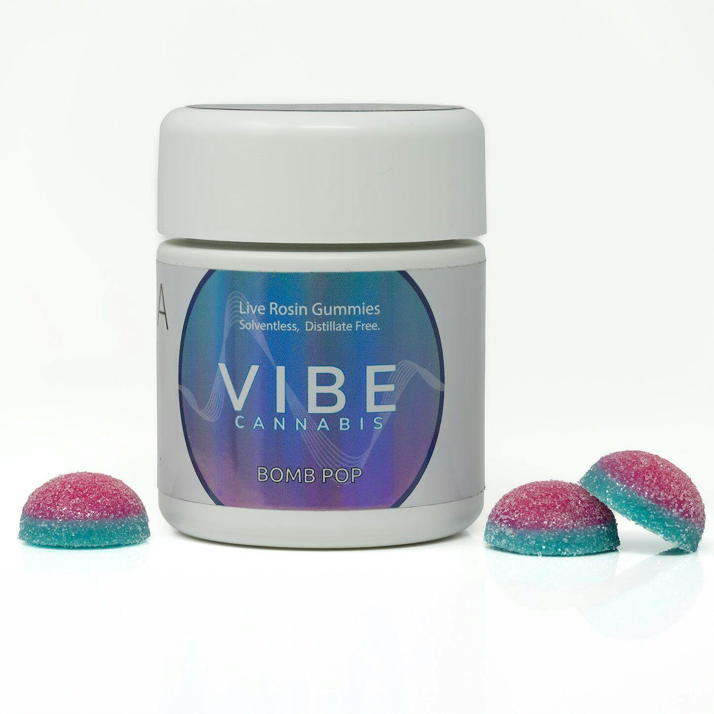 Vegan Live Rosin Bomb Pop Gummies