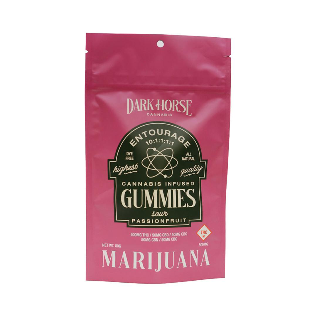 10:1:1:1:1 THC/CBD/CBG/CBN/CBC Sour Passionfruit Gummies 10pk