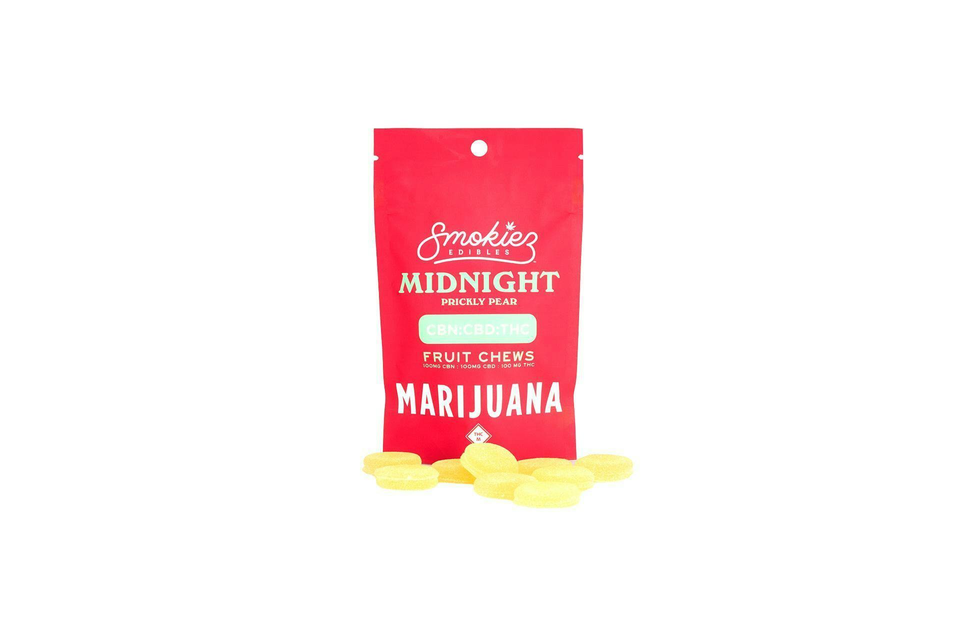 1:1:1 CBD/CBN/THC Sour Prickly Pear Gummies 10pk