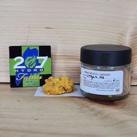 207 Hydro Farm 🍦Cream Pie🥧 7 Gram Badder Baller Jar "Indica"