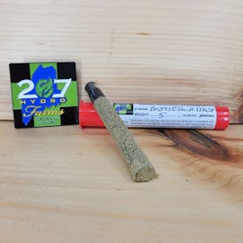 207 Hydro Farm 🚢Battleship Blast 💣5 Gram Total weight Hemp Blunt Wrap Cannagar "Sativa"