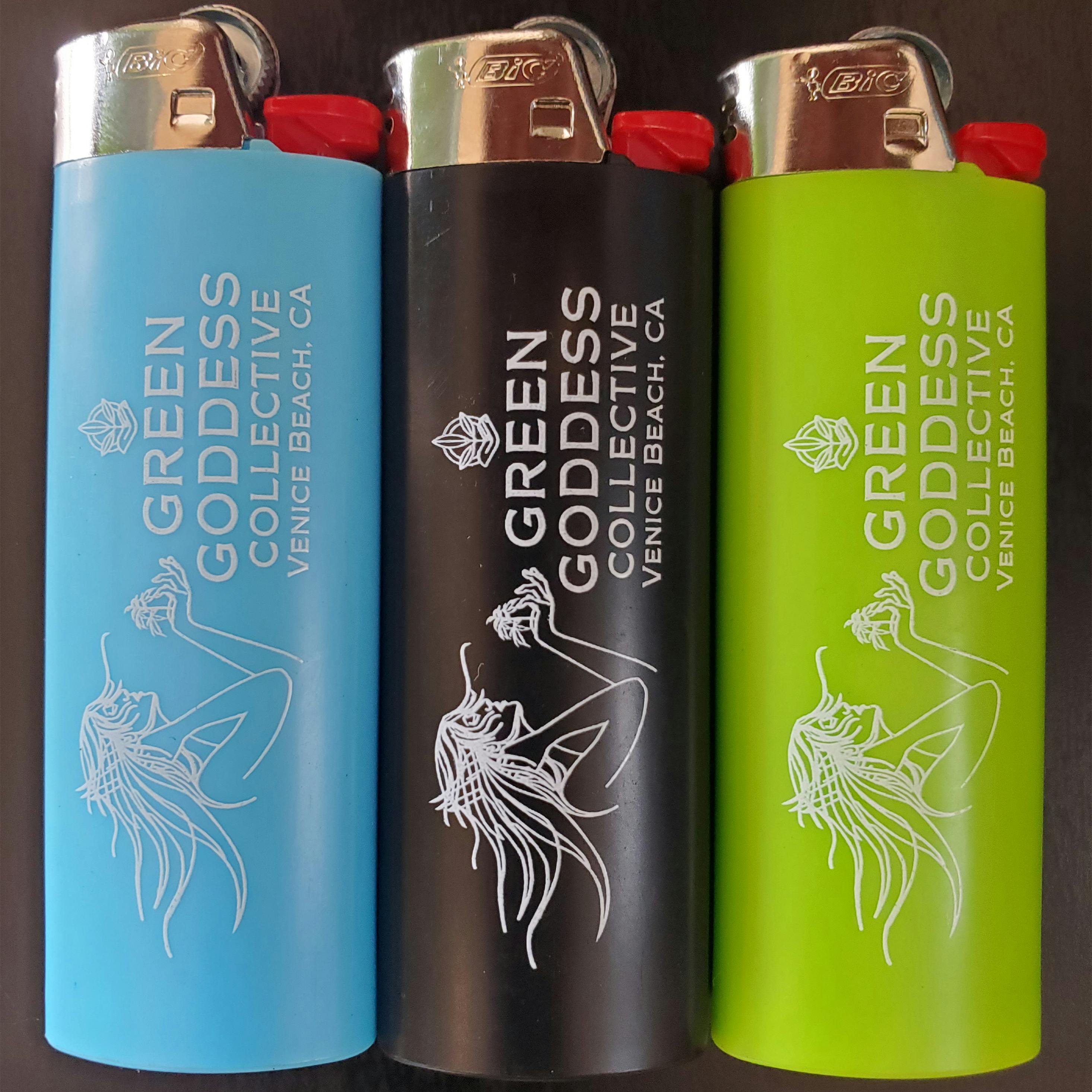 BIC ASSORTED LIGHTERS GREEN GODDESS LABEL