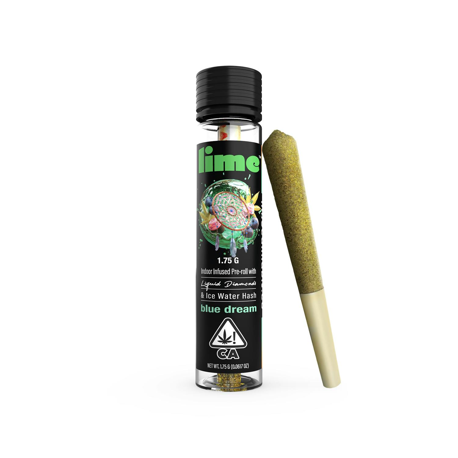 1.75G INFUSED BLUE DREAM PREROLL BY LIME