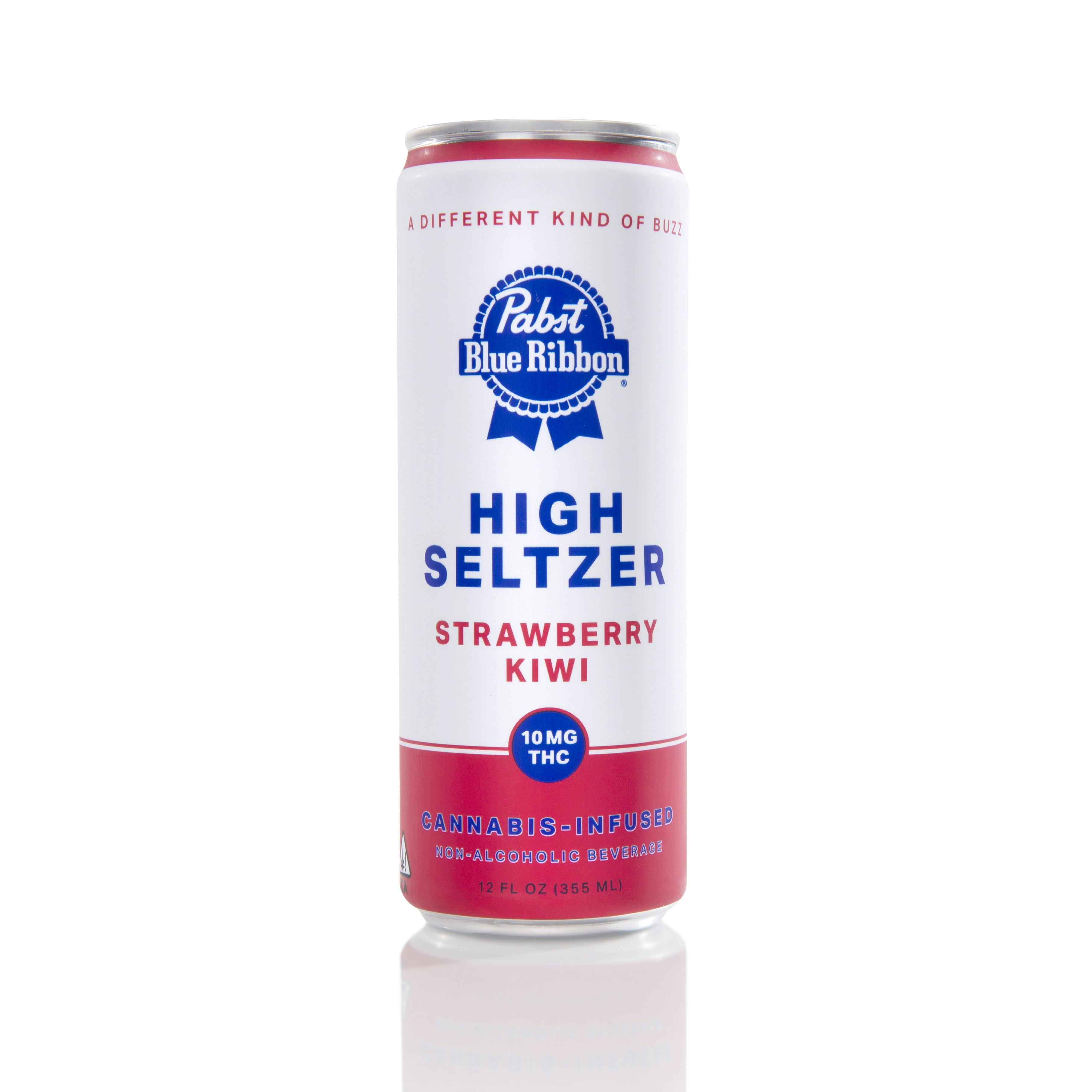 Strawberry Kiwi High Seltzer By Pabst Blue Ribbon