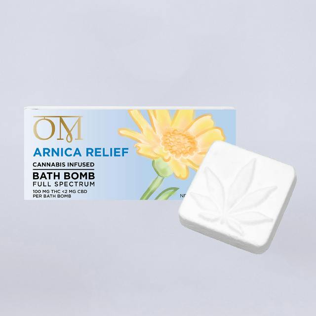 10OMG FULL SPECTRUM ARNICA BATH BOMB BY OM
