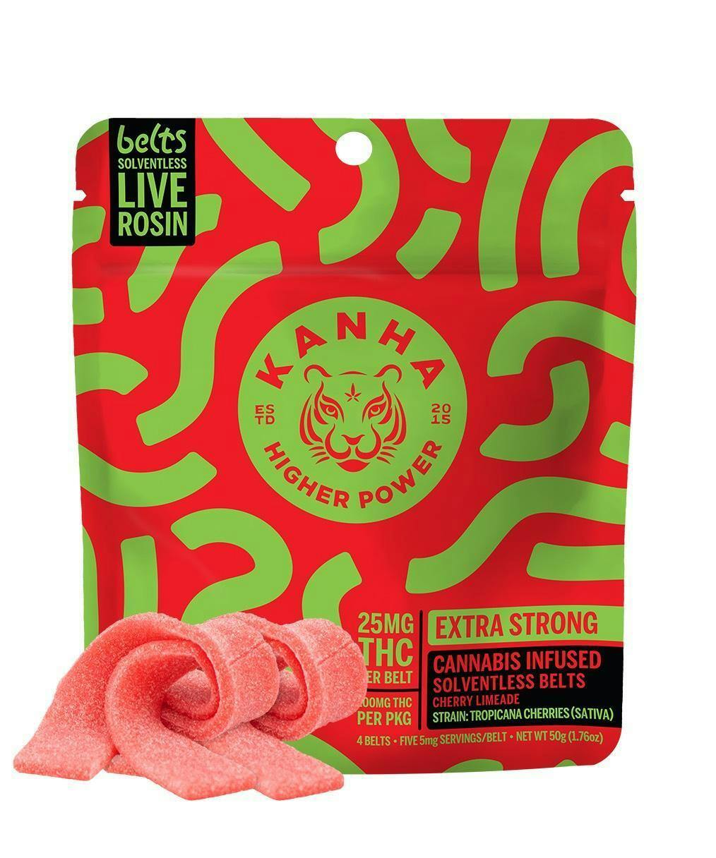 100MG SOLVENTLESS CHERRY LIMEADE BELTS BY KANHA