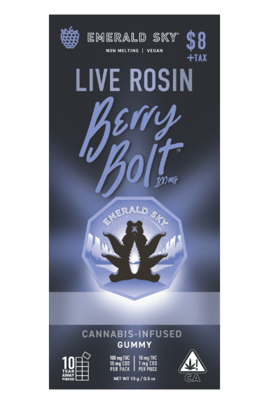 BERRY BOLT LIVE ROSIN GUMMY BY EMERALD SKY
