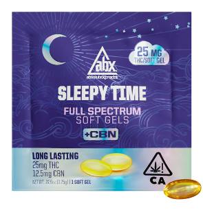 25MG SLEEPY TIME SINGLE CBN SOFT GEL BY ABSOLUTE XTRACTS at Green Goddess Collective