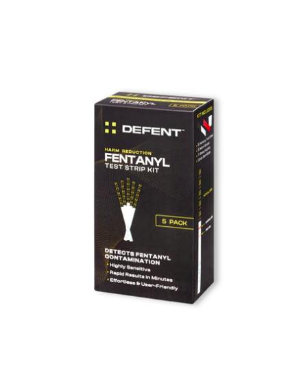 5 PACK FENTANYL TEST STRIPS BY DEFENT