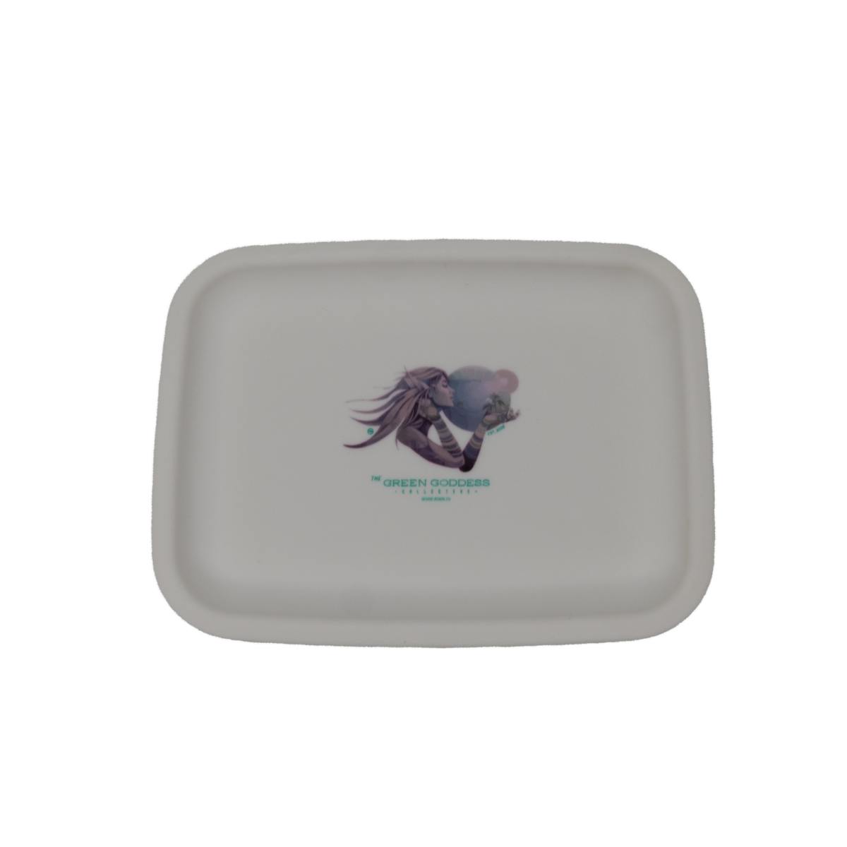 WHITE SILICONE ROLLING TRAY