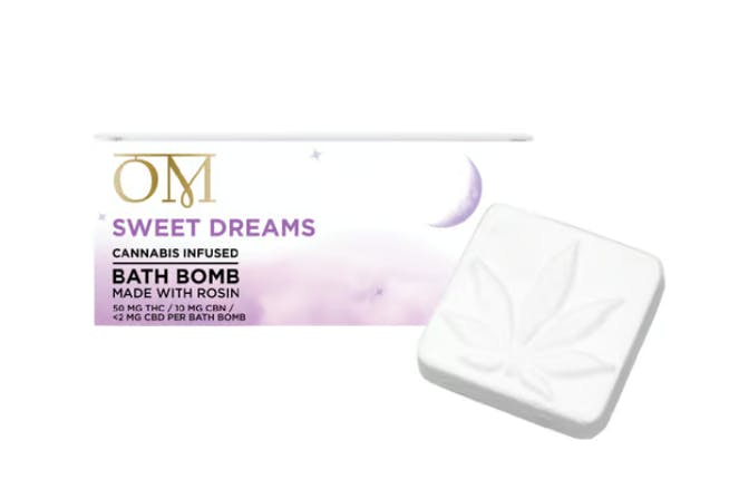 THC:CBN ROSIN BATH BOMB SWEET DREAMS BY OM at Green Goddess Collective