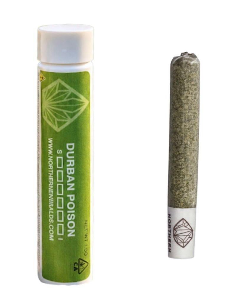 DURBAN POISON 1 GRAM PREROLL BY NORTHERN EMERALDS