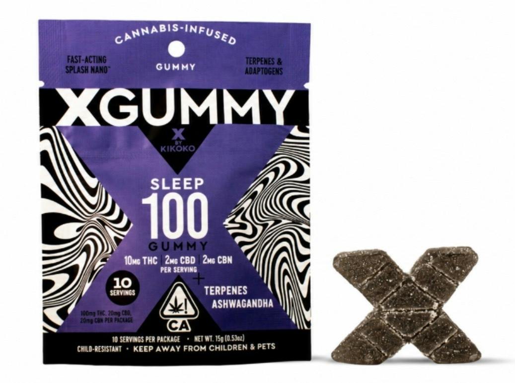 SLEEP 100MG THC + 20MG CBD + 20MG CBN X-GUMMY BY KIKOKO