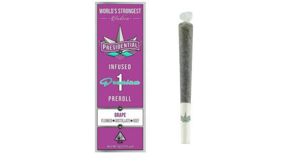 Presidential - Grape Moon Rock Infused Preroll (1g)