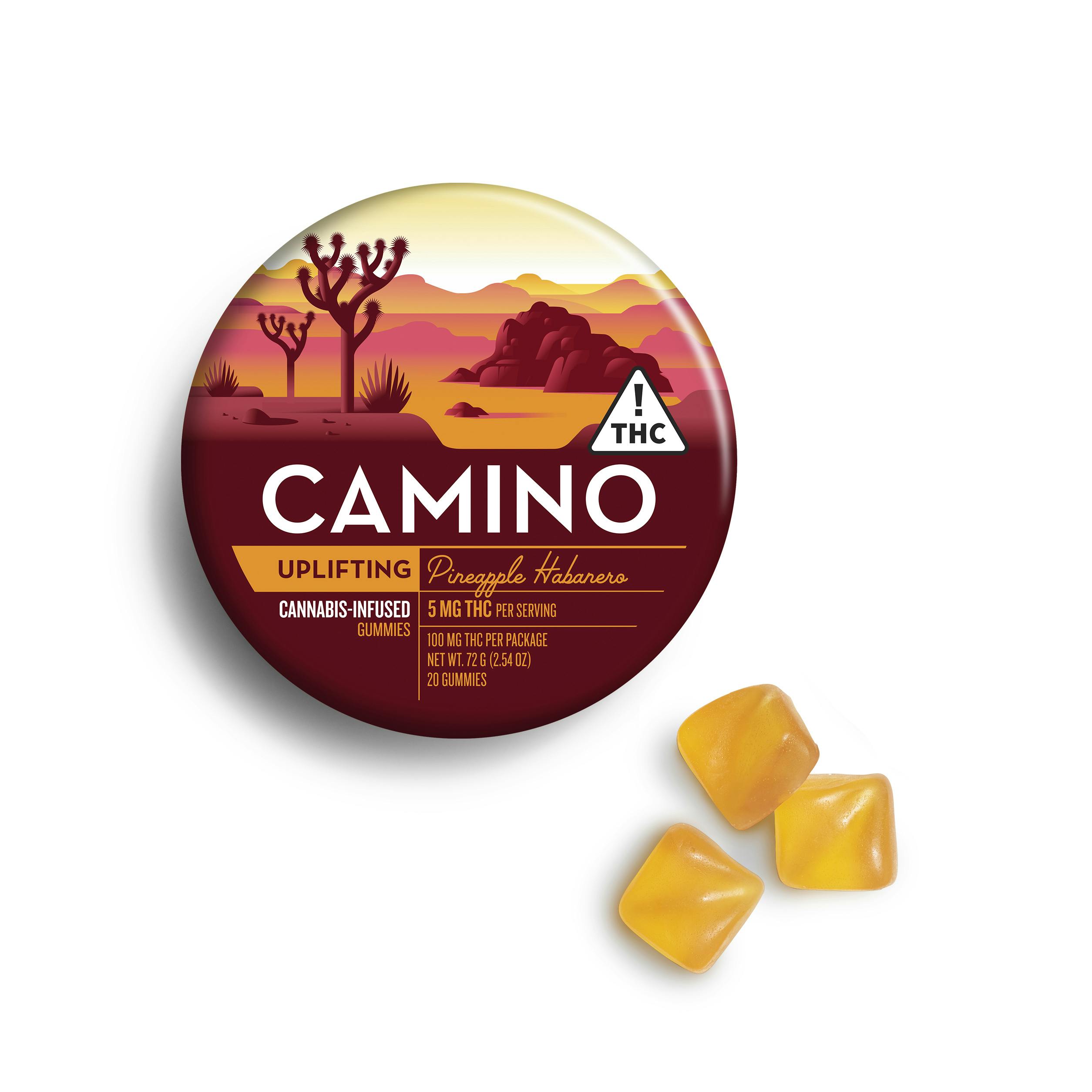 Camino - Pineapple Habanero Uplifting Gummies (100mg)